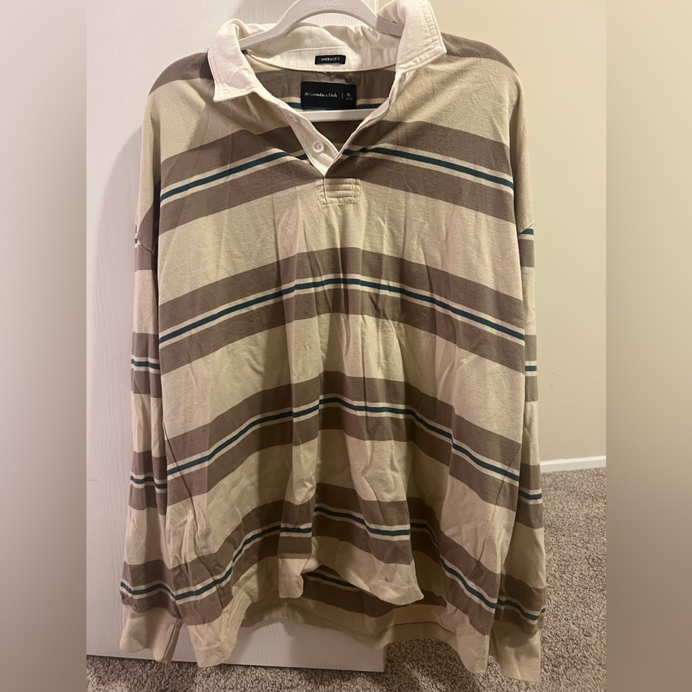 Abercrombie men’s button down casual shirt size XL